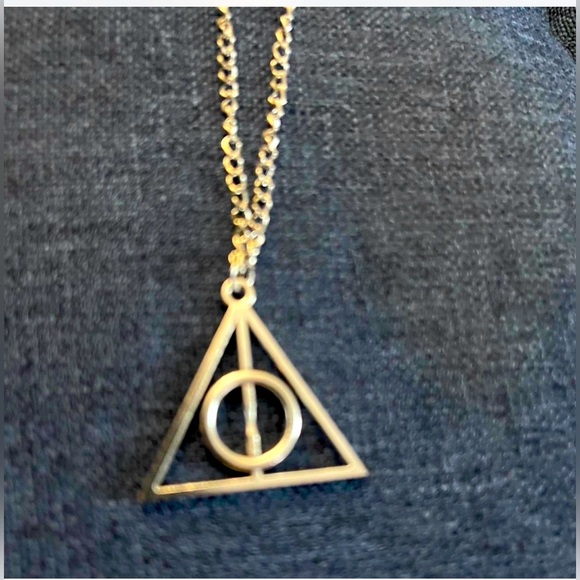 Harry Potter Deathly Hallows Y2K Fashion Necklace - Picture 2 of 4
